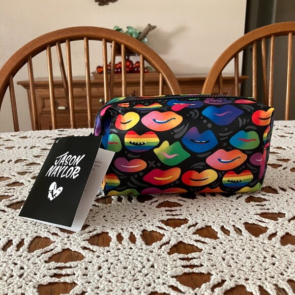 New with Tags Jason Naylor Brush Case Zipper Pouch - Picture 1 of 9